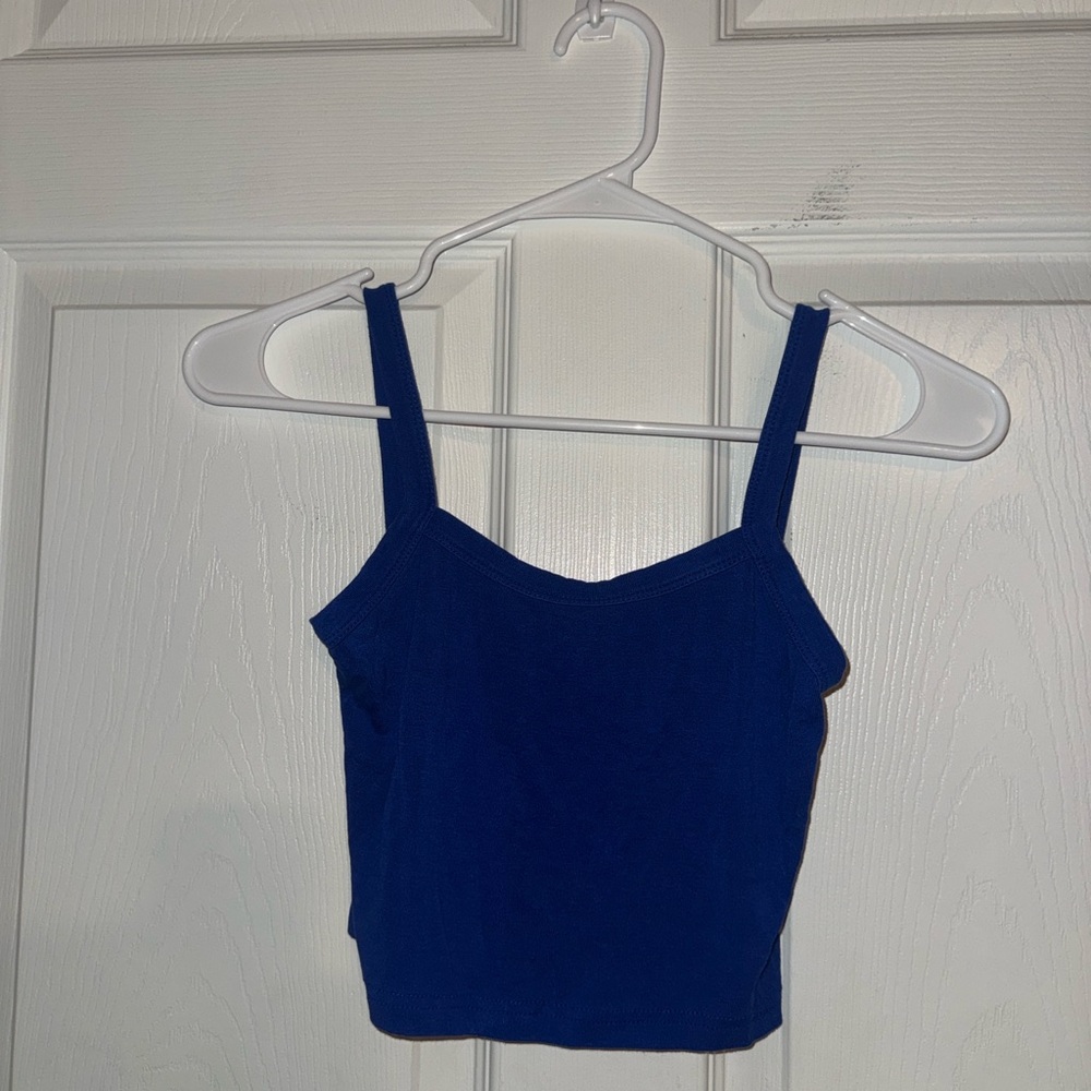 SHEIN Vibrant Blue Knit Top